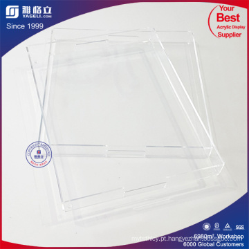 Fábrica Clear Square Acrílico Square Tray